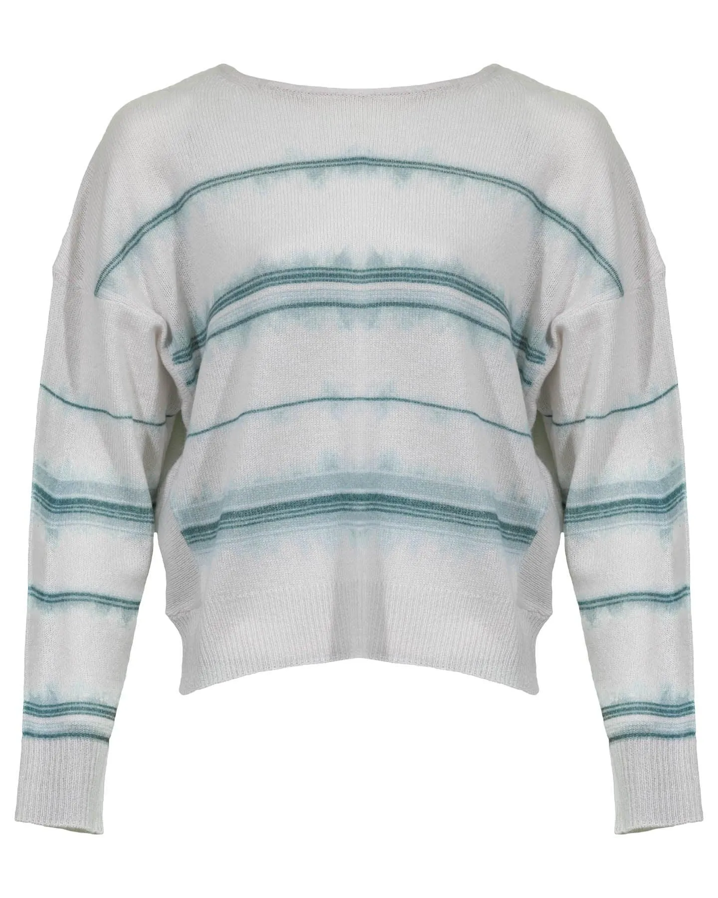 Azalea Cashmere Stripe Pullover