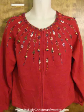 Bling Neckline Cheap Cute Xmas Sweater