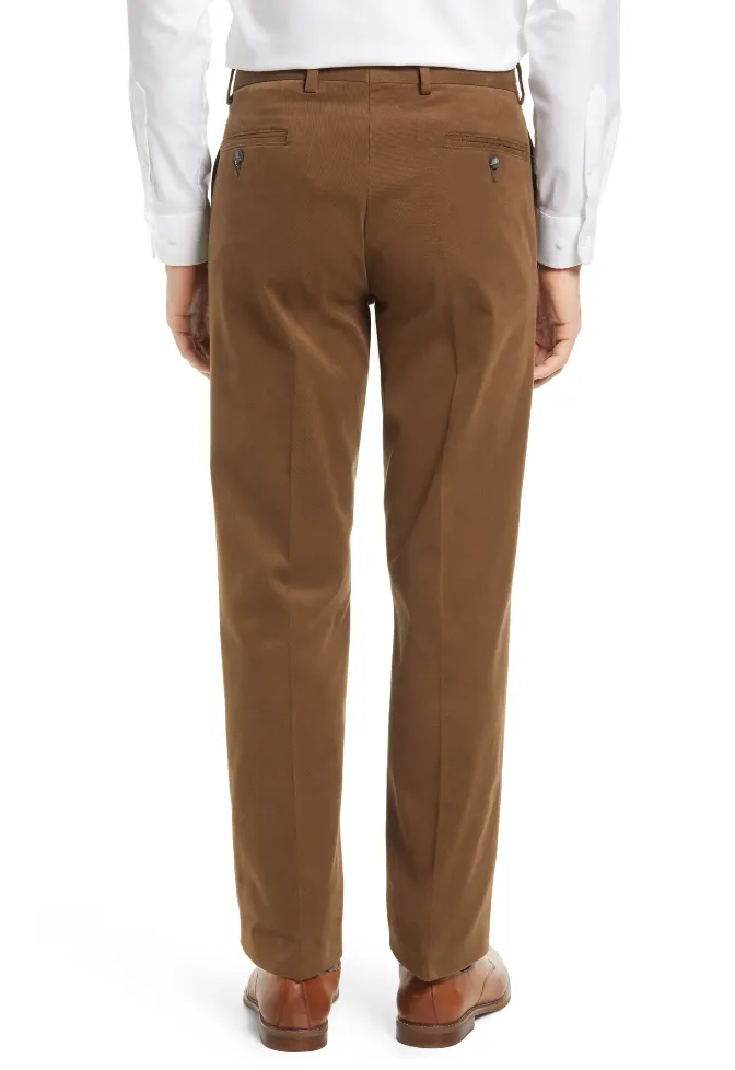 Charleston Khakis Brushed Italian Stretch Twill<br>Flat Front<br>Regular Rise