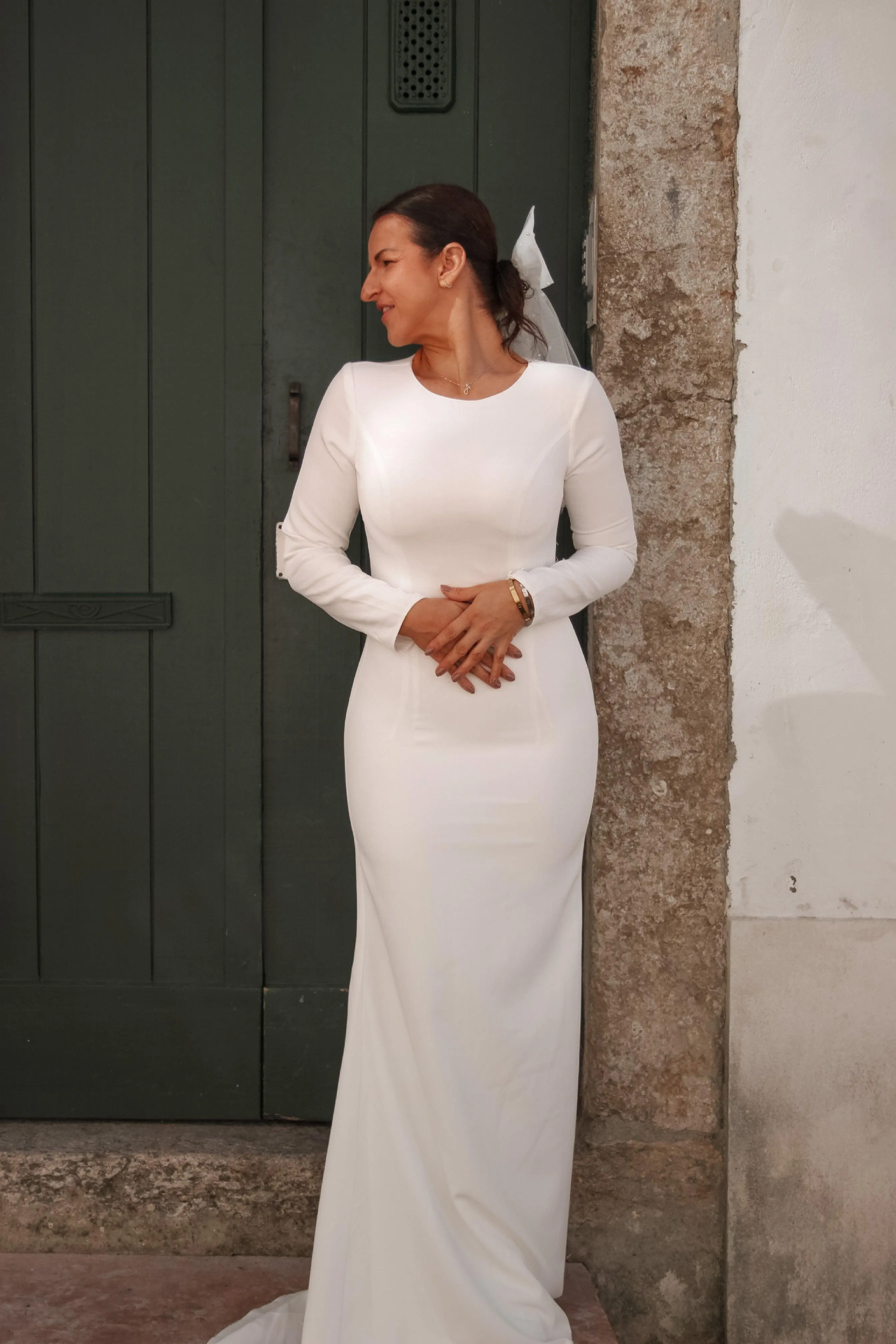 Chloe Satin Wedding Dress