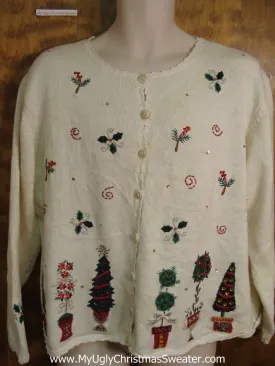 Christmas Greenery Bad Christmas Sweater