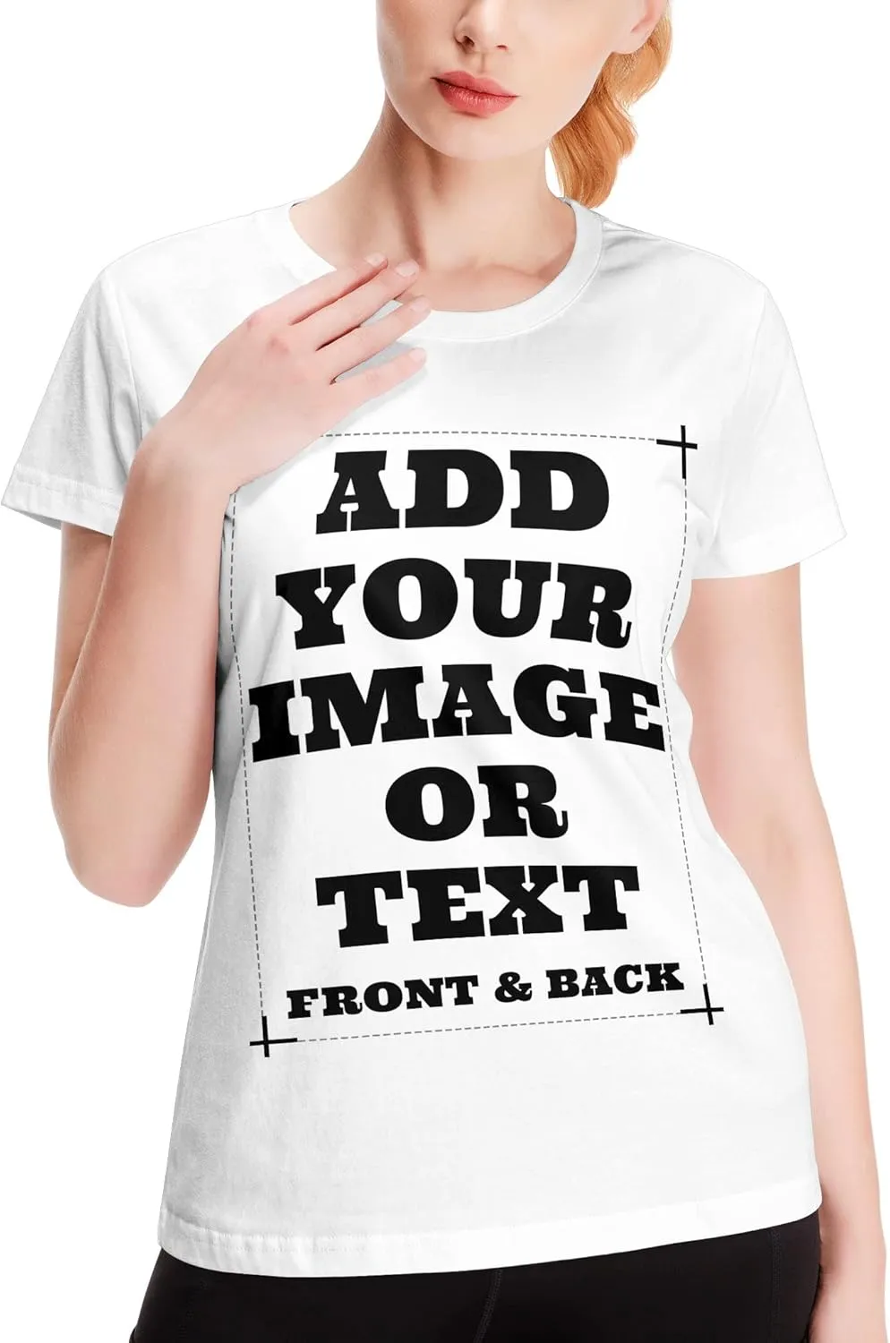 Custom Shirts for Men & Women, Customized Personalized Tshirts, Design Your Own Shirts Front & Back