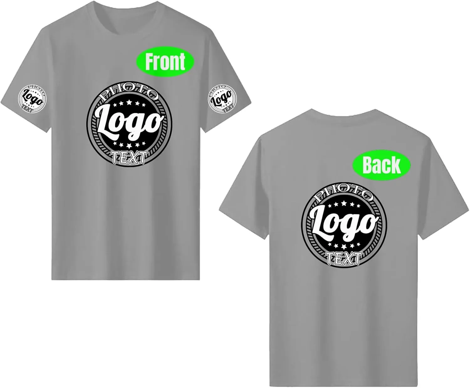 Custom T Shirts with Your Text Logo Photo Personalized T Shirts Custom Shirt Design Your Own Custom Tee Shirt