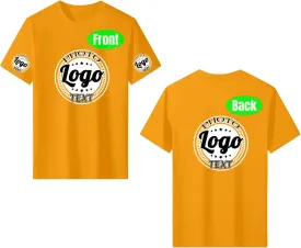Custom T Shirts with Your Text Logo Photo Personalized T Shirts Custom Shirt Design Your Own Custom Tee Shirt