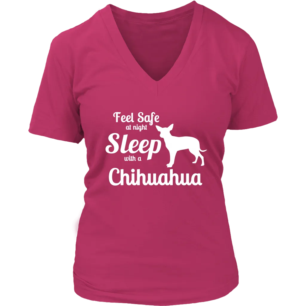 Feel Safe at Night Sleep with a Chihuahua Shirts