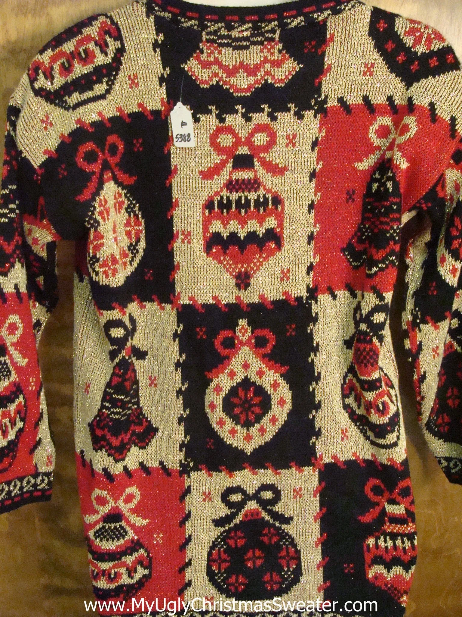 Horrible 80s 2sided Christmas Sweater