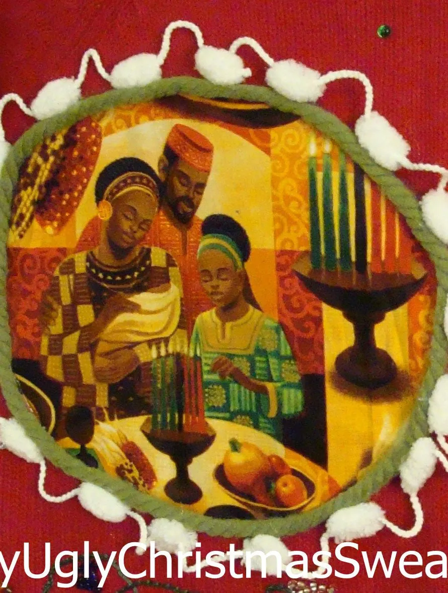 Kwanzaa Themed Best Ugly Christmas Sweater