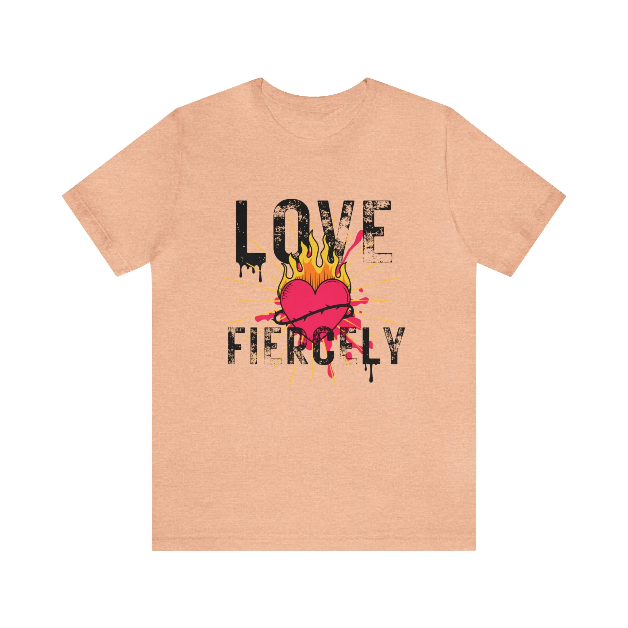 Love Fiercely Unisex Jersey Short Sleeve Tee