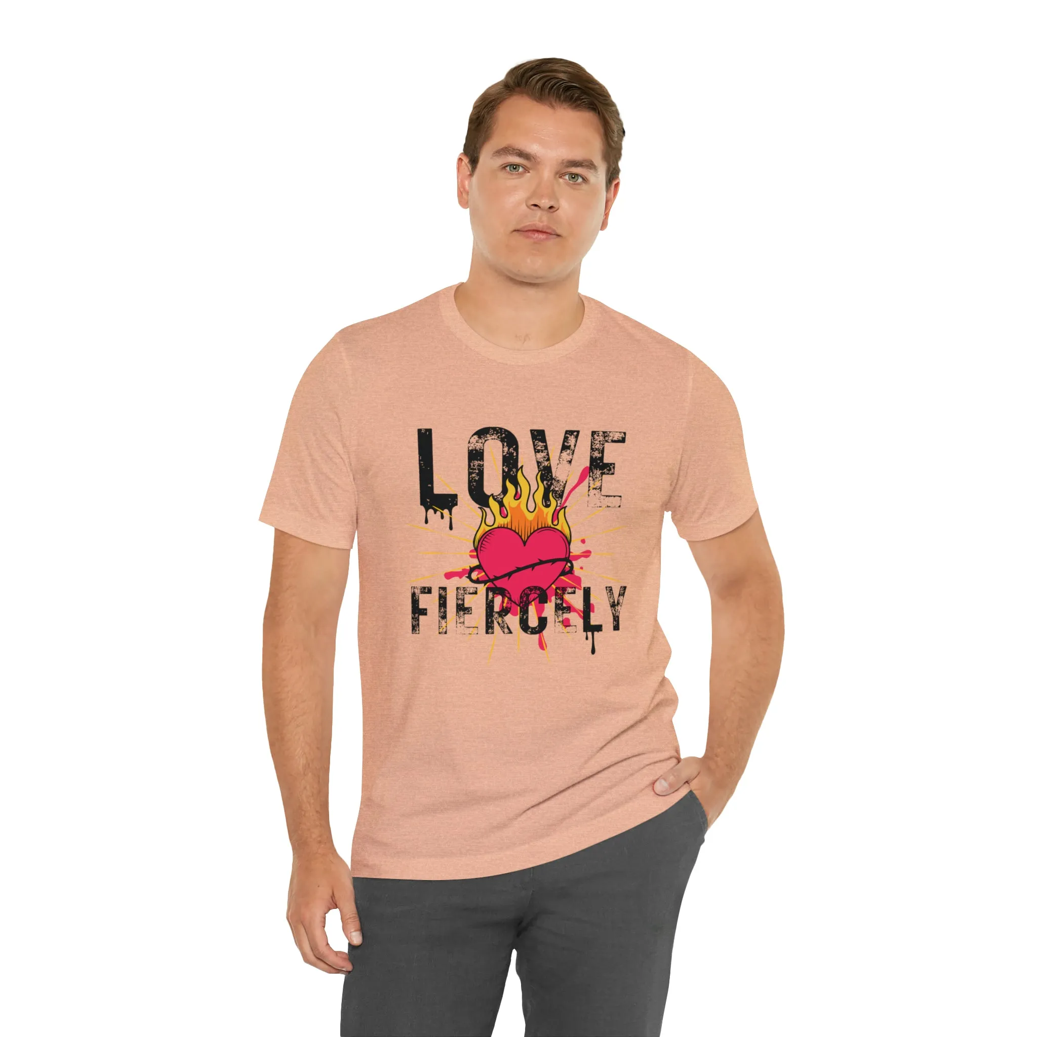 Love Fiercely Unisex Jersey Short Sleeve Tee