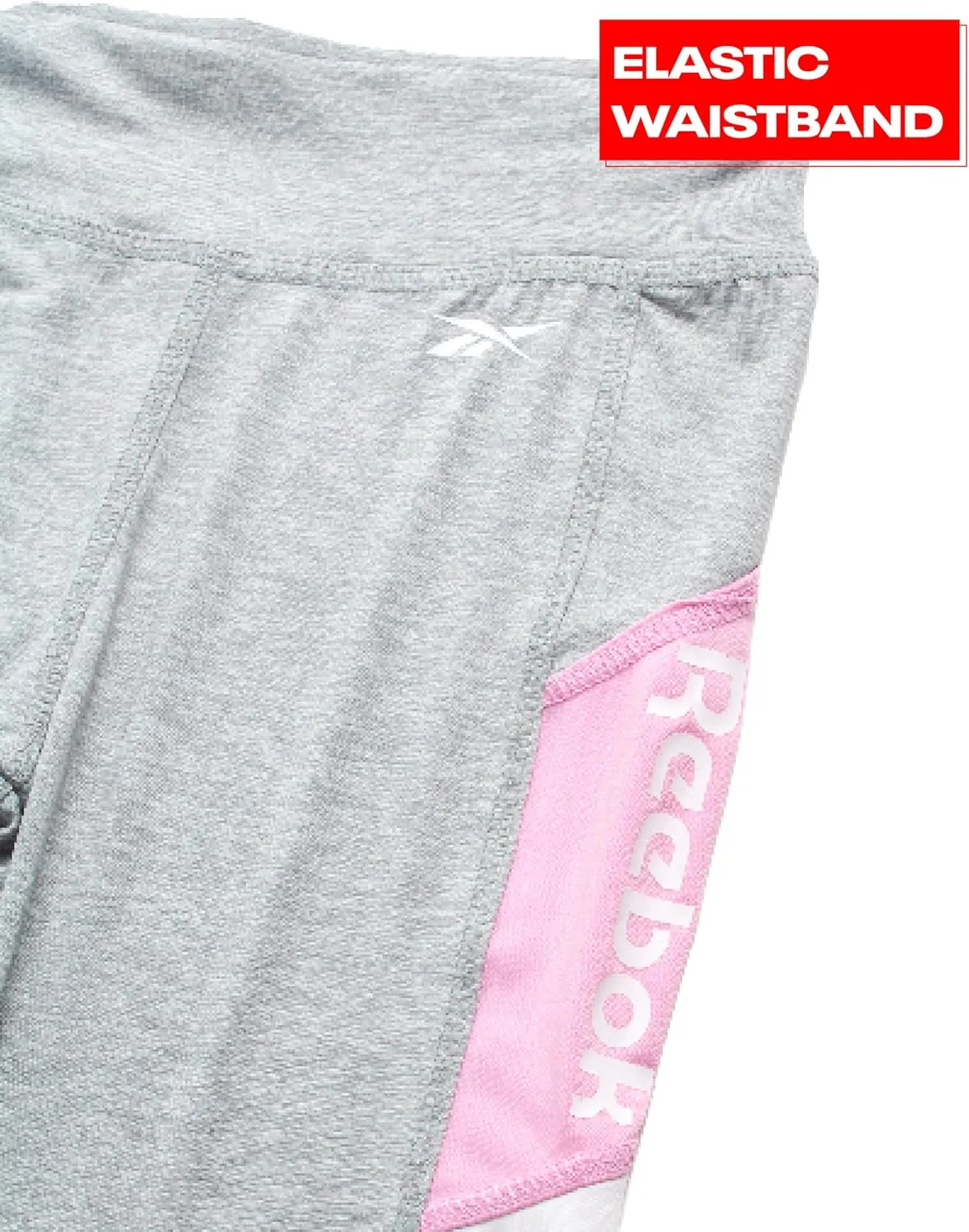 Reebok Girls' Leggings - 2 Pack Active Performance Sports Tights (Size: 7-16)