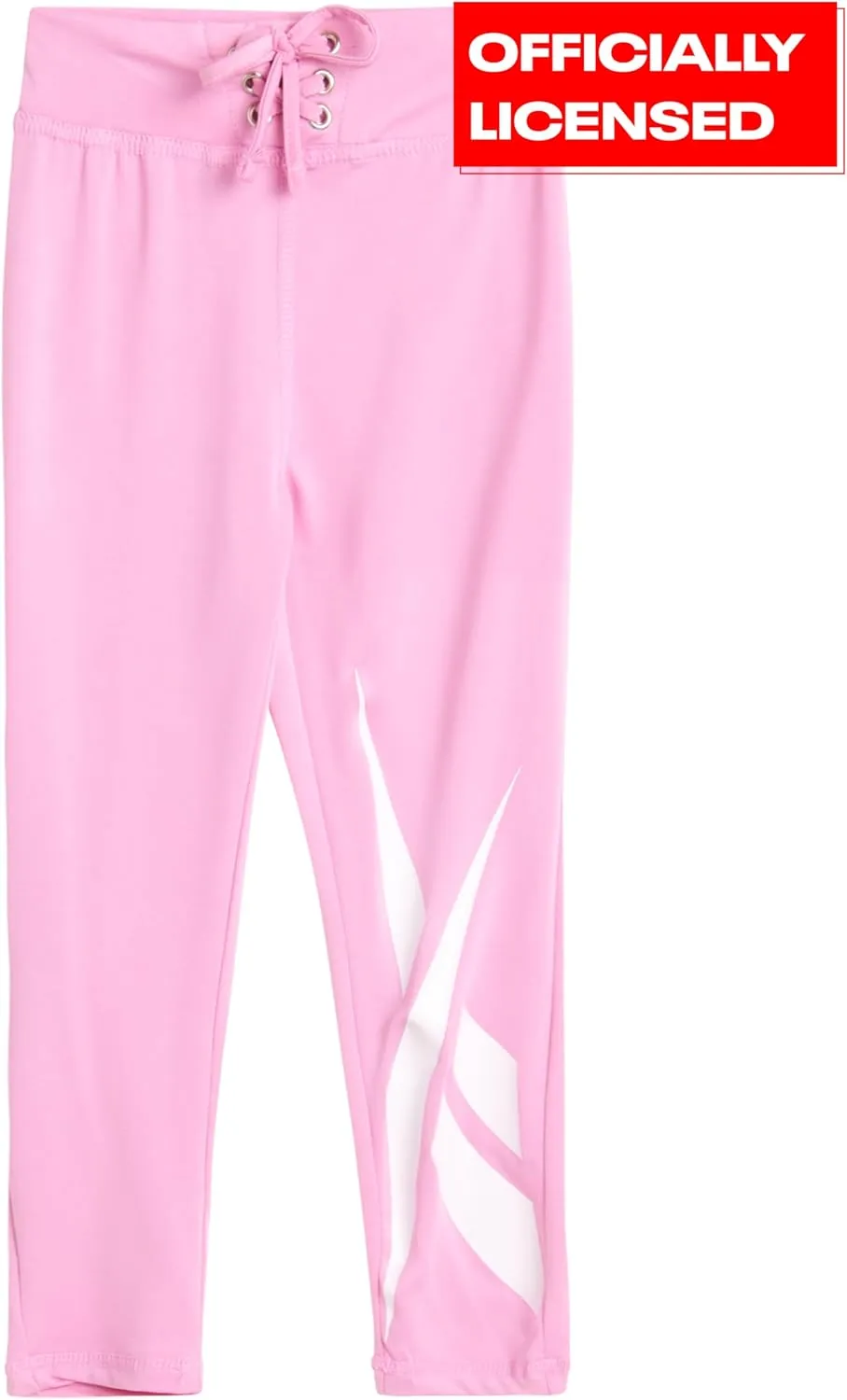 Reebok Girls' Leggings - 2 Pack Active Performance Sports Tights (Size: 7-16)