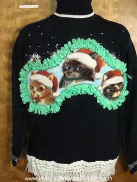 Three Kittens Ugly Christmas Sweater
