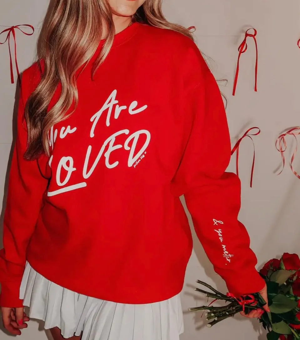 You Are Loved Crewneck Sweatshirt